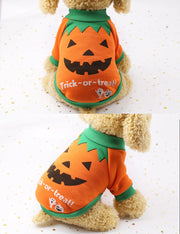 Halloween Pet Pumpkin Costume for Dogs & Cats