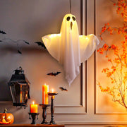 Halloween LED Ghost Lights Decorations Adjustable Hanging Spooky Decor for Party