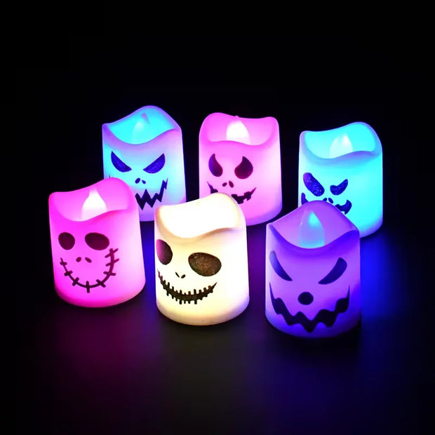 Halloween Party Horror Candle Lights  Decorations