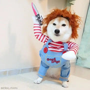 Halloween Dog Costumes Funny Pet Clothes Costume Sets For Medium Large Dogs