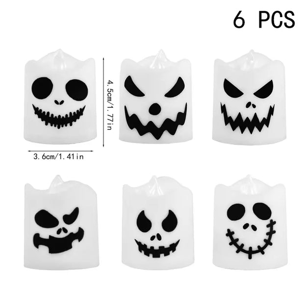 Halloween Party Horror Candle Lights  Decorations