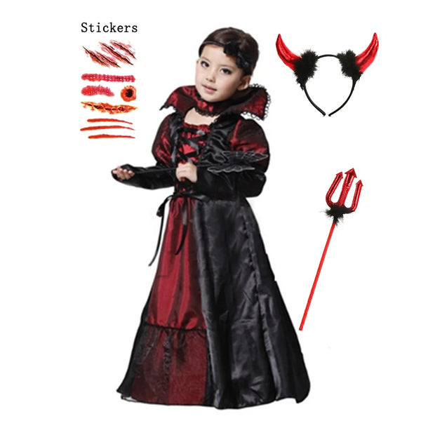 Halloween Fantasy Children's Costumes Ghost Bride