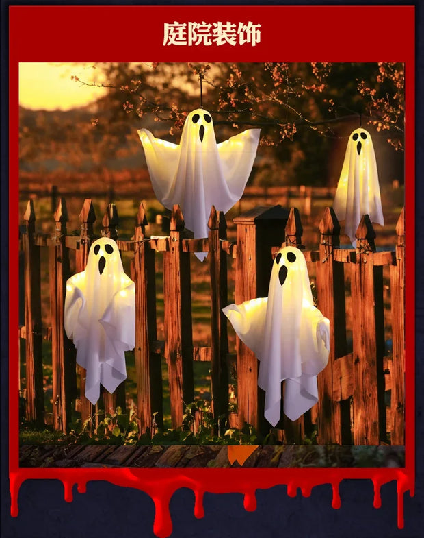 Halloween Party  Home Decoration  Hanging Horror Props with Lights