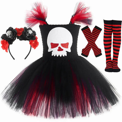 Costume for Girls Halloween Day of The Dead Dress
