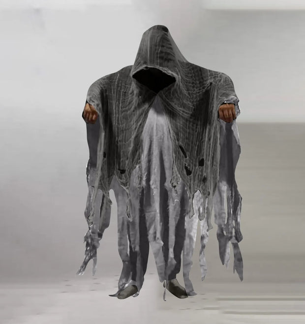Halloween Ghost Costume Cosplay Adult Death Cloak Horror