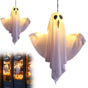 Halloween LED Ghost Lights Decorations Adjustable Hanging Spooky Decor for Party