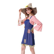 Halloween The Scarecrow Wizard Costume Spooktacular Outfit