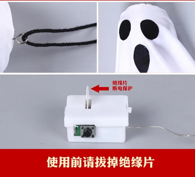 Halloween Party  Home Decoration  Hanging Horror Props with Lights