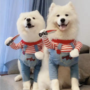 Halloween Dog Costumes Funny Pet Clothes Costume Sets For Medium Large Dogs