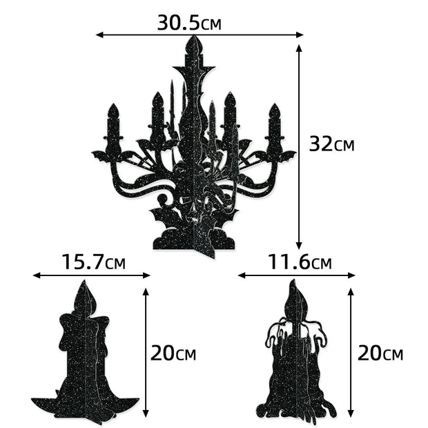 Halloween Decoration Candlestick House Dining Table