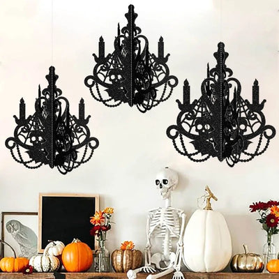 Halloween Decoration Candlestick House Dining Table