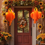 Halloween LED Ghost Lights Decorations Adjustable Hanging Spooky Decor for Party