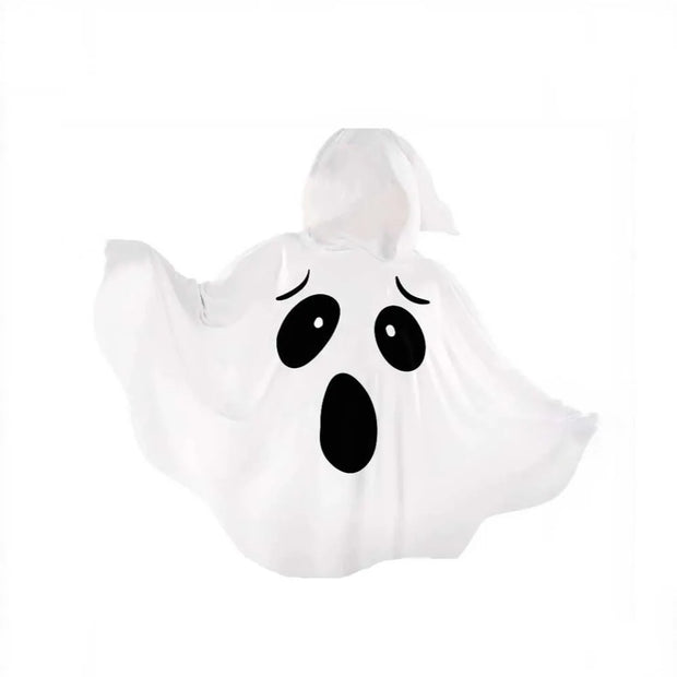 Halloween Cloak Cape Fright Clothes Spooky Ghost Costume