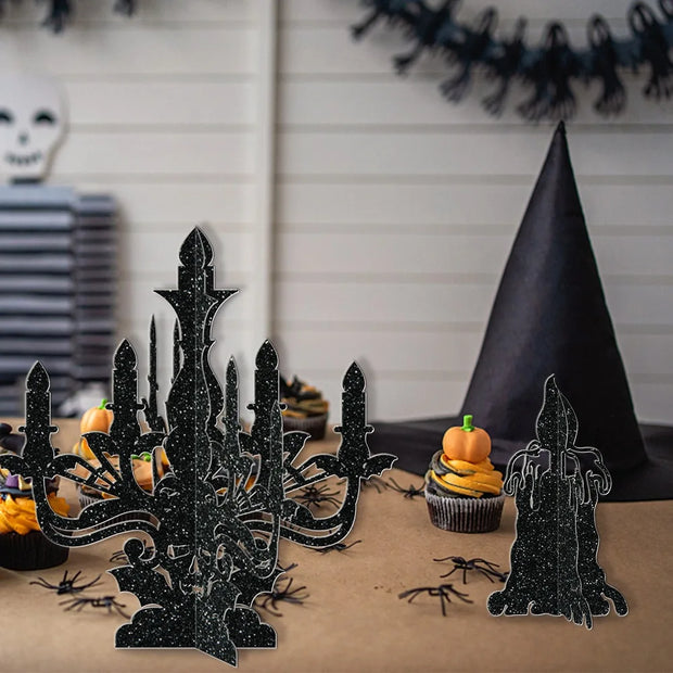 Halloween Decoration Candlestick House Dining Table
