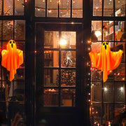 Halloween LED Ghost Lights Decorations Adjustable Hanging Spooky Decor for Party