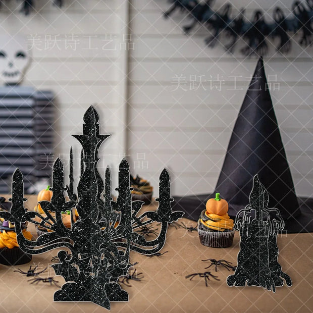 Halloween Decoration Candlestick House Dining Table