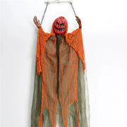 Halloween Sound Glowing Witch Decoration Props  Scary Witch Hanging Ghost Holiday Party