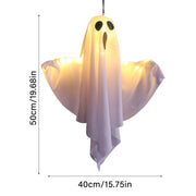 Halloween LED Ghost Lights Decorations Adjustable Hanging Spooky Decor for Party