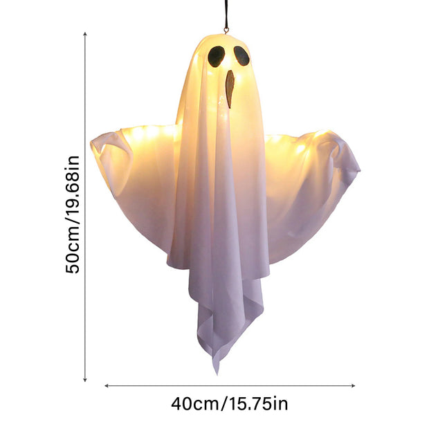 Halloween LED Ghost Lights Decorations Adjustable Hanging Spooky Decor for Party