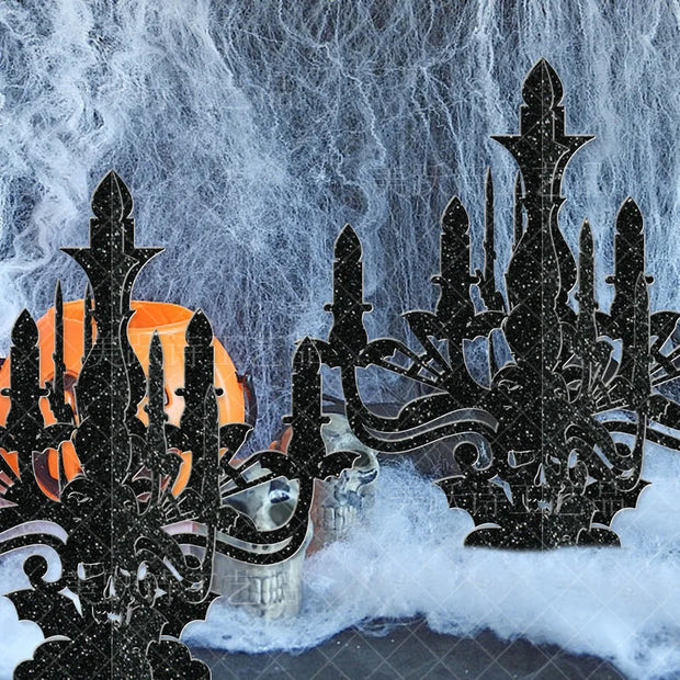 Halloween Decoration Candlestick House Dining Table