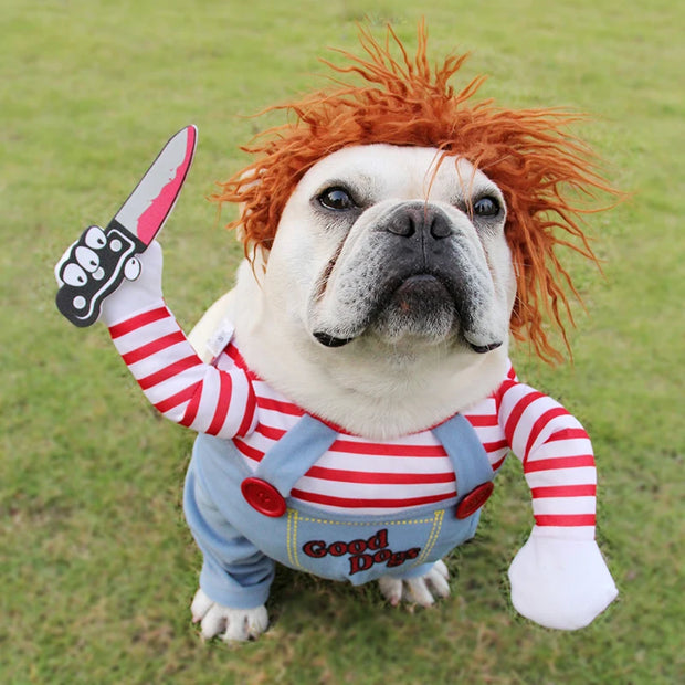Halloween Dog Costumes Funny Pet Clothes Costume Sets For Medium Large Dogs
