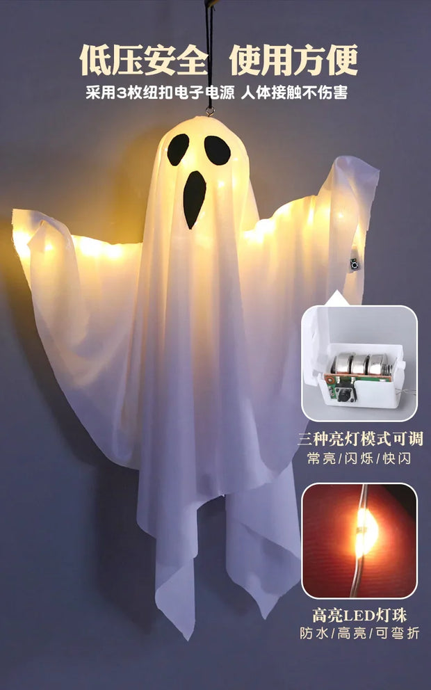 Halloween Party  Home Decoration  Hanging Horror Props with Lights