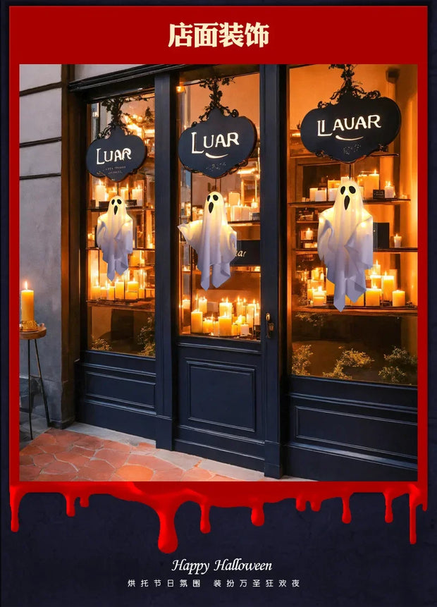 Halloween Party  Home Decoration  Hanging Horror Props with Lights