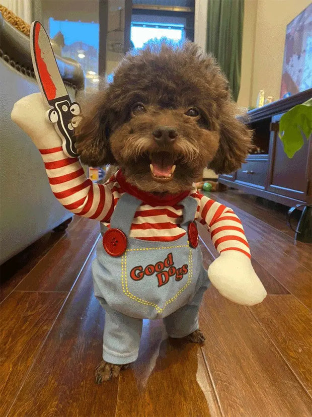 Halloween Dog Costumes Funny Pet Clothes Costume Sets For Medium Large Dogs