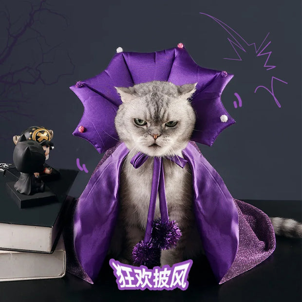 Halloween Costume Pet Dog Bat Transformation Outfit Funny Festival Cat & Dog Dresses