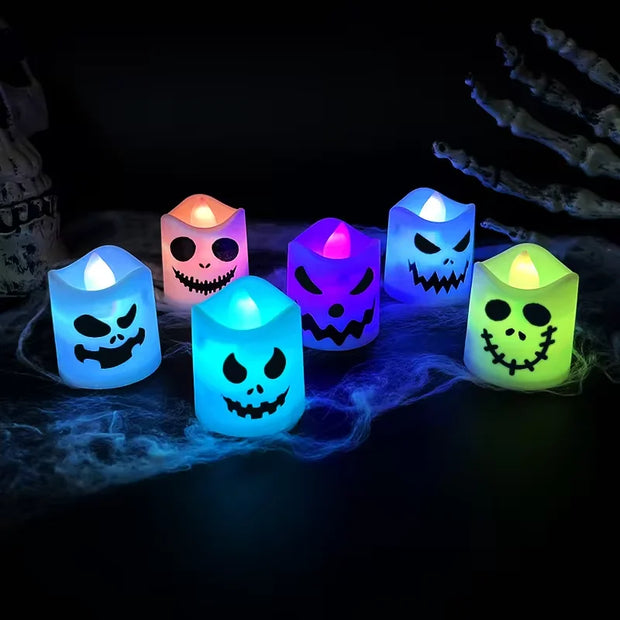 Halloween Party Horror Candle Lights  Decorations