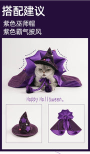 Halloween Costume Pet Dog Bat Transformation Outfit Funny Festival Cat & Dog Dresses