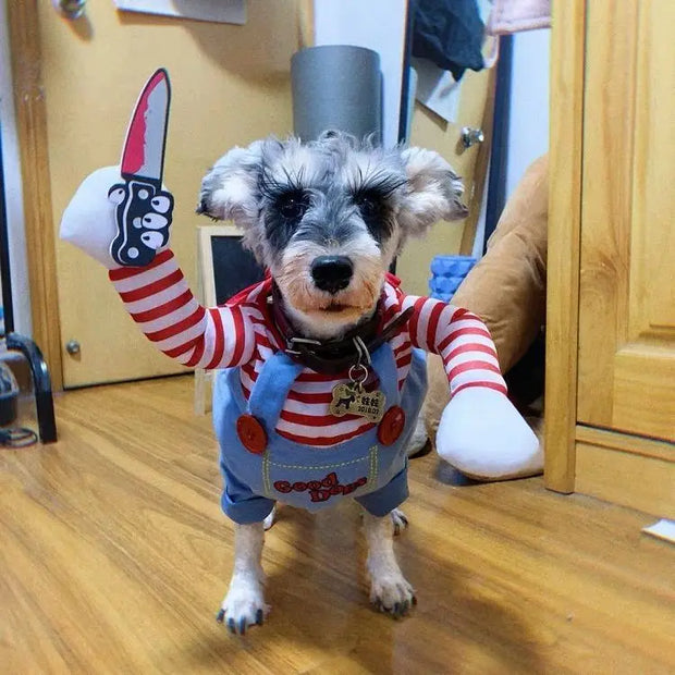 Halloween Dog Costumes Funny Pet Clothes Costume Sets For Medium Large Dogs