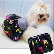 Halloween Dog Costumes Pumpkin Skull Print Clothes