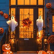 Halloween LED Ghost Lights Decorations Adjustable Hanging Spooky Decor for Party