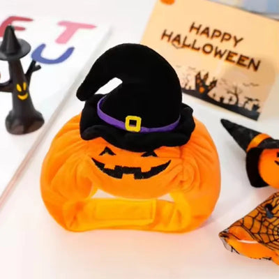 Halloween Pet Hat Funny Pumpkin Cat Headwear