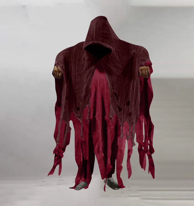 Halloween Ghost Costume Cosplay Adult Death Cloak Horror
