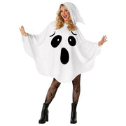 Halloween Cloak Cape Fright Clothes Spooky Ghost Costume