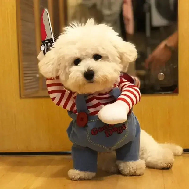 Halloween Dog Costumes Funny Pet Clothes Costume Sets For Medium Large Dogs