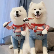 Halloween Dog Costumes Funny Pet Clothes Costume Sets For Medium Large Dogs